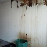 Water damage on a ceiling